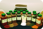 Natural Spices product display